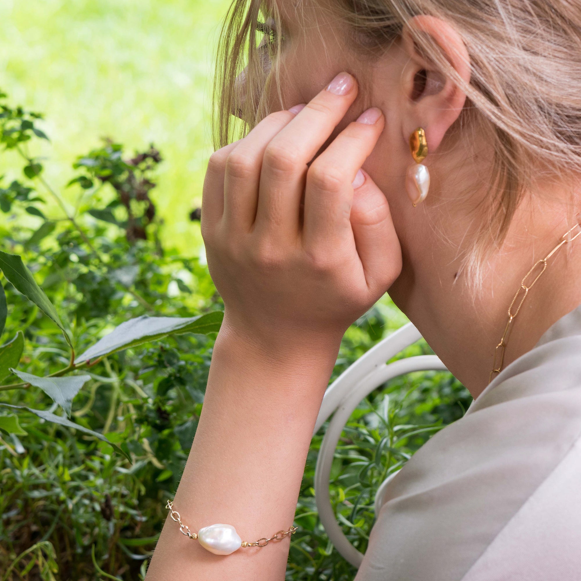 Baroque Pearl Bracelet